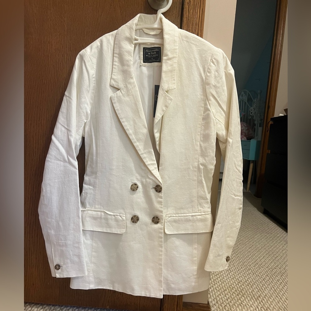 Abercrombie Linen Blend Blazer